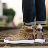 Zapatos de skateboard para hombre de moda Zapatos deportivos de cuero de alta calidad Zapatos planos Zapatos 38-47